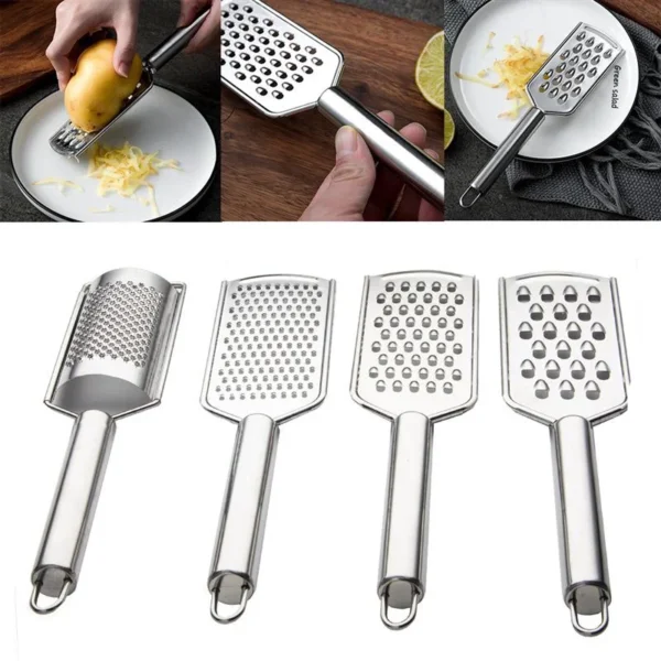 Stainless Steel Cheese Lemon Kitchen Grater for Vegetables Potato Ginger Slicer Food Cutter Kitchenware Accessories - Image 6