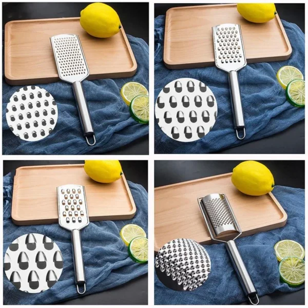 Stainless Steel Cheese Lemon Kitchen Grater for Vegetables Potato Ginger Slicer Food Cutter Kitchenware Accessories - Image 5